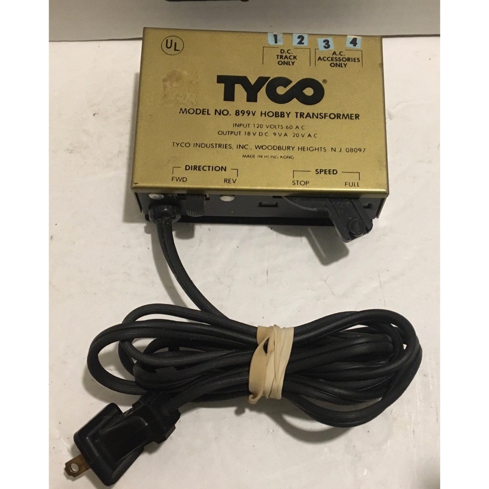Vintage Tyco Ho Scale Electronic hobby transformer model 899v